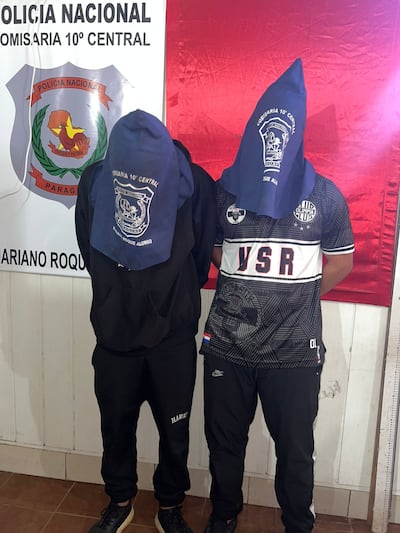 Presuntos hinchas de Olimpia fueron arrestados con un revólver