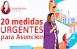 Soledad Núñez presentó meses atrás su programa "20 medidas urgentes para Asunción". (Archivo)