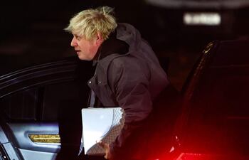 El ex primer ministro británico Boris Johnson.