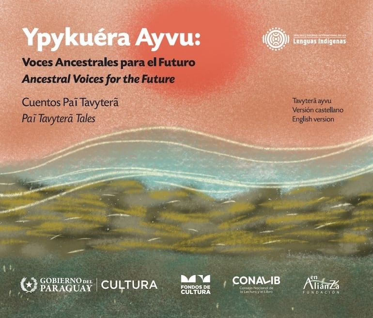 Portada del libro Ypykuéra Ayvu: Voces Ancestrales para el Futuro.