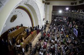 Parlamento de Venezuela, foto de archivo.