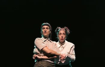 Guada Lobo y Paola Irún ofrecieron numerosas funciones de "La verdad efímera".