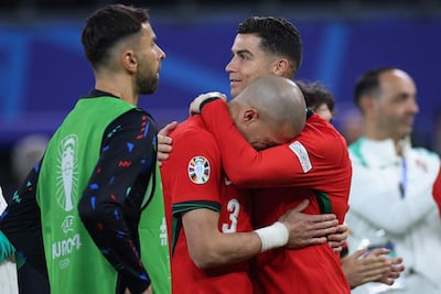 CR7 y su abrazo a Pepe