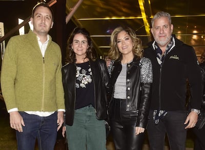 Manuel Callizo, Mariela Uriarte, Laura y Darío Giménez.