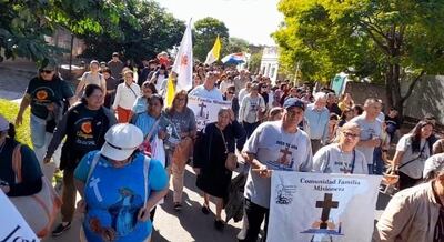 La diócesis de Misiones y Ñeembucú realizó una multitudinaria peregrinación en la capital del duodécimo departamento en el marco del jubileo año 2025.
