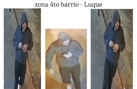 Cámaras de seguridad grabaron al robacoches que actuó en Luque y probablemente en otras ciudades de Central.