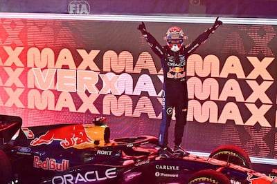 Max Verstappen, ganador del Gran Premio de Singapur.