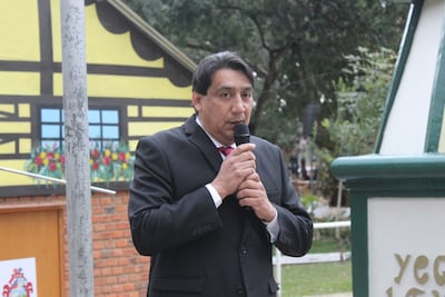 Emigdio Ruiz Diaz, intendente de San Bernardino.