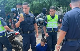 Video: huida por los techos terminó con "Chori" detenido en Villa Elisa