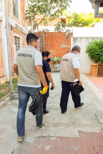 Personal de Senepa en el Buen Pastor