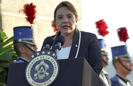 La presidenta de Honduras, Xiomara Castro.