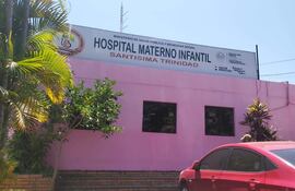 Fachada del Hospital Materno Infantil de Trinidad.