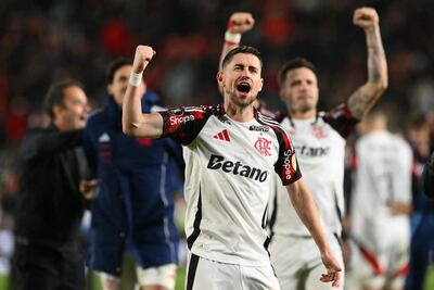 Jorginho y Saúl Ñíguez, futbolistas del Flamengo, uno de los clubes más poderosos del vecino país.