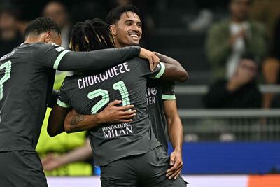 El AC Milan pudo ganar su primer partido en la Champions de esta temporada.