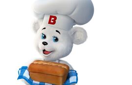 El osito Bimbo y sus panes son reconocidos adonde quiera que vayan.