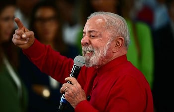El presidente de Brasil, Luiz Inacio Lula da Silva, durante la reinauguración de un área del Hospital Federal de Andaraí, en Río de Janeiro.