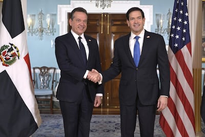 Marco Rubio y Víctor Bisonó se reúnen en Washington
