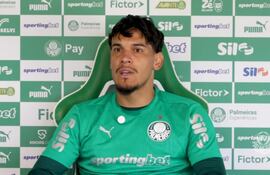 Gustavo Raúl Gómez Portillo (32 años), zaguero y capitán tanto del Palmeiras como de la selección paraguaya de fútbol.