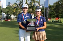 Marcelo Ruiz y Sol Mendoza, campeones del VI Abierto Juvenil del Paraguay, estarán en el Orange de Bowl de Florida.