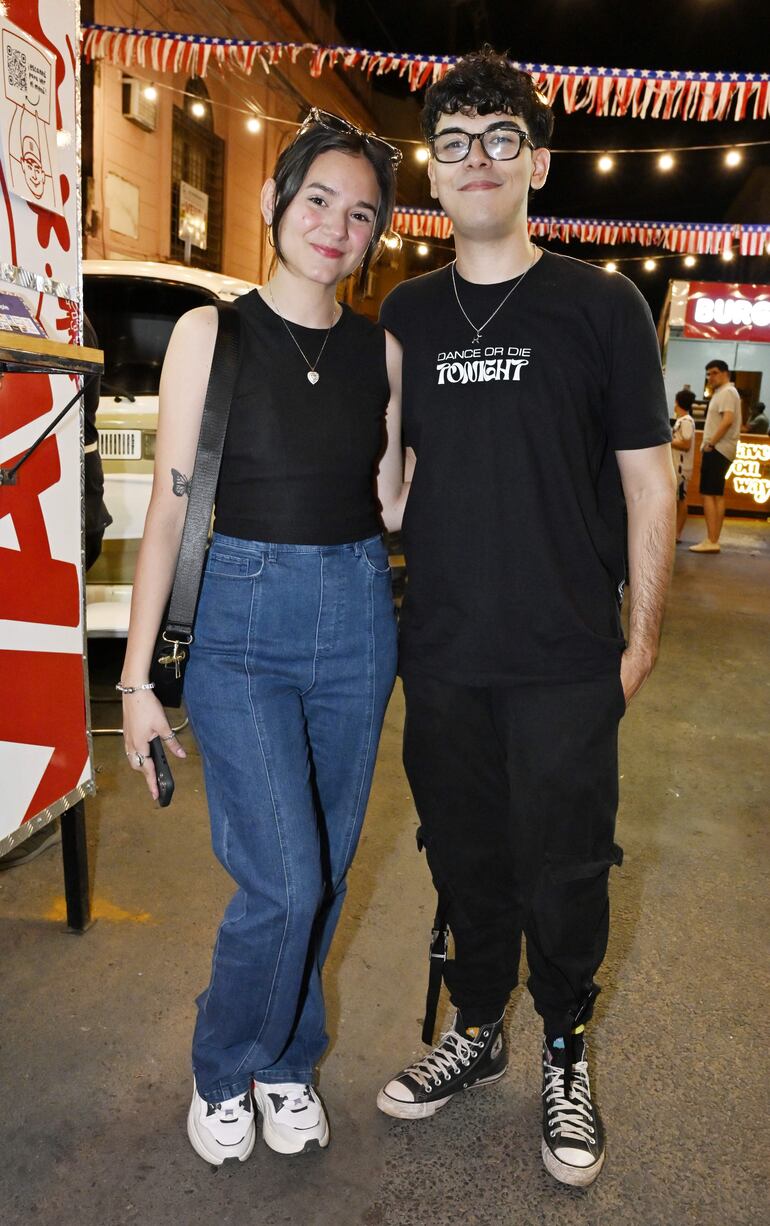 Nadira Ruiz Díaz y Antonio Acosta.