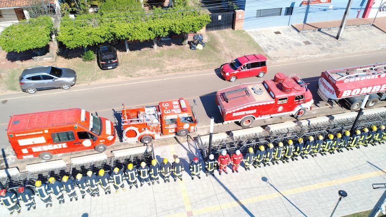 Gran parte de los equipos de los bomberos son gracias a autogestión.