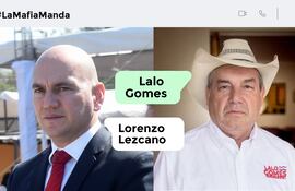 Chat entre el fiscal Lorenzo Lezcano y el diputado cartista Eulalio "Lalo" Gomes.