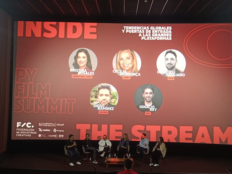 "Inside the Stream" fue otro de los paneles realizados en el marco del Paraguay Film Summit.