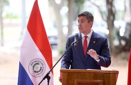 El presidente de Paraguay, Santiago Peña.