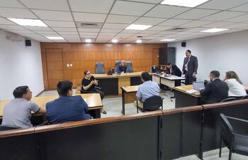 Primer juicio oral y público que se desarrolló totalmente en lengua de señas. (gentileza).