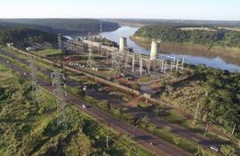 Subestación de la Central Acaray.