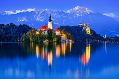Lago Bled, Eslovenia.