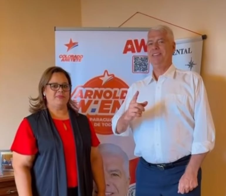 Manuela González y Arnoldo Wiens.