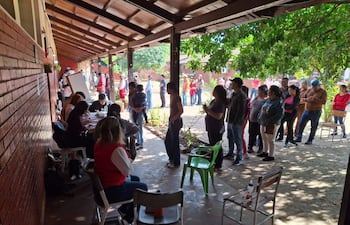 Jornada de internas coloradas desarrollada en la Escuela Básica N ° 1915 "Agustin Pio Barrios".