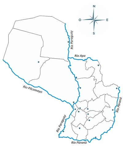 Recapitula la división política y completa los nombres de los departamentos y capitales del país. Luego pinta el departamento donde vives.