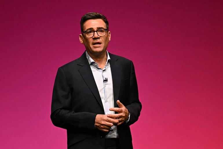 Andy Burnham, primer ministro del Reino Unido.