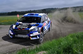 El piloto Fau Zaldívar, de 25 años, marca presencia representando a Paraguay y compite en Suecia por el ERC.