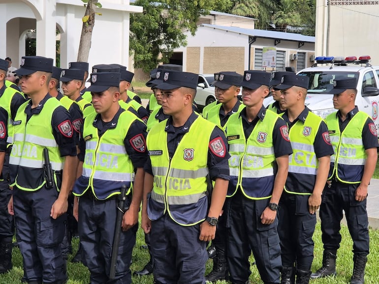 Los nuevos agentes policiales ya están trabajando en la zona del Alto Paraguay.