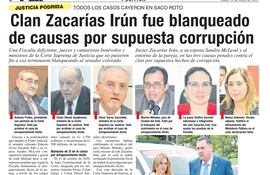 Artículo de nuestro medio que resume el Blanqueo del Clan Zacarías.