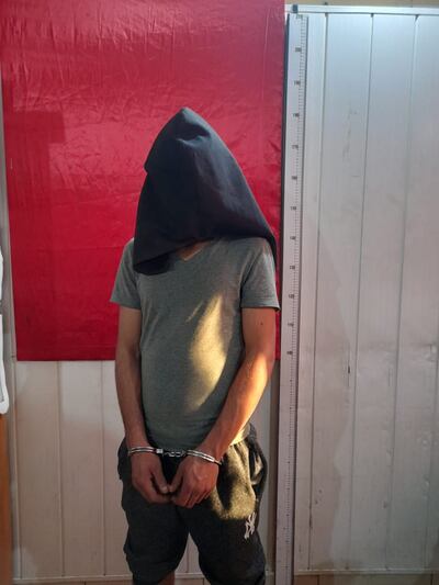 Carlos Antonio Godoy Galeano, de 25 años, detenido.