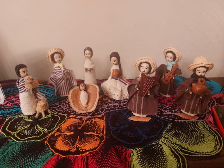 El pesebre de Marta Salcedo, paraguaya residente en Italia.