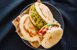 Arepas rellenas.