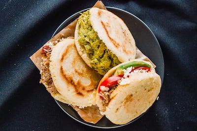 Arepas rellenas.