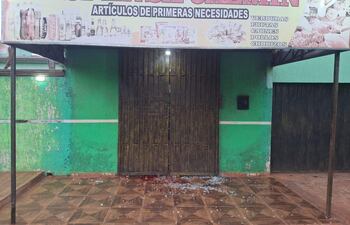 El establecimiento comercial, propiedad de la víctima, fue el lugar del atentado en Pedro Juan Caballero.