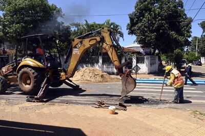 Essap inició los trabajos de cambio de tuberías de agua potable.
