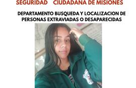 Elisa Fiorela Jacquet Armoa, de 15 años, se encuentra con paradero desconocido. Cualquier información puede ser comunicada a la comisaría más cercana, al 911 o al 0973 581 458.