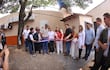 Imágenes del día de la inauguración del espacio de terapia neonatal en Villarrica, acto al cual acudió el presidente Santiago Peña.