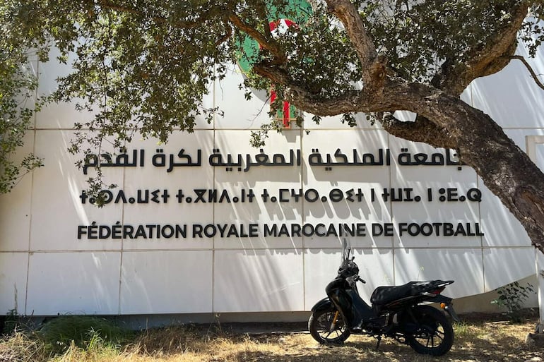 Vista de la sede para Africa de la FIFA, en el complejo Mohammed VI de Salé, cerca de Rabat.