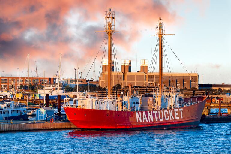 Nantucket Lightship, en Massachusetts, EE.UU.