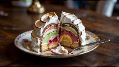 Torta Alaska.
