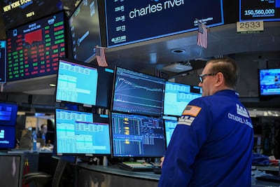 Wall Street, foto de archivo.